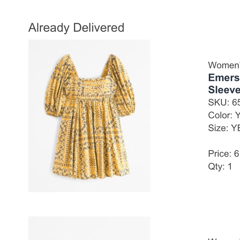Abercrombie dress